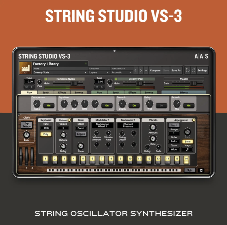 AAS Applied Acoustics Systems String Studio VS-3 + 10x Packs